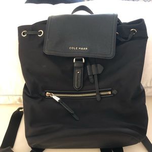Cole Haan black backpack.